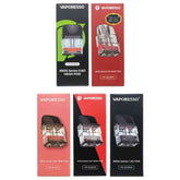 Vaporesso XROS series replacement pods cartridges featuring a 2mL & 3ml refillable capacity, hidden top/side fill system, and utilizes a mesh coil heating structure. Constructed with a transparent juice viewing window. the cartridge allow for the user to check juice levels without removing the pod. Equipped with an integrated mesh coil.